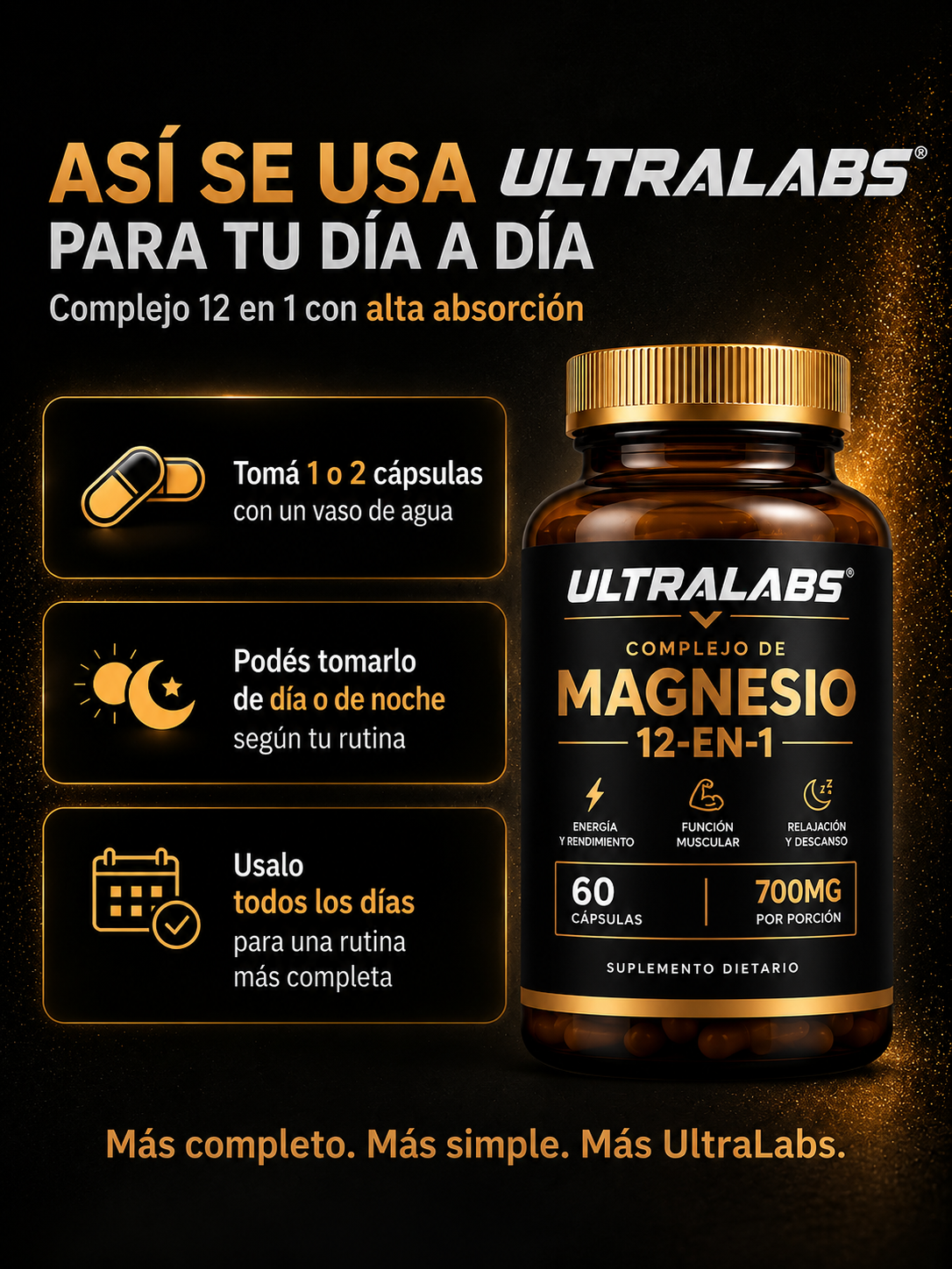 Complejo de Magnesio 12 en 1 - UltraLabs®